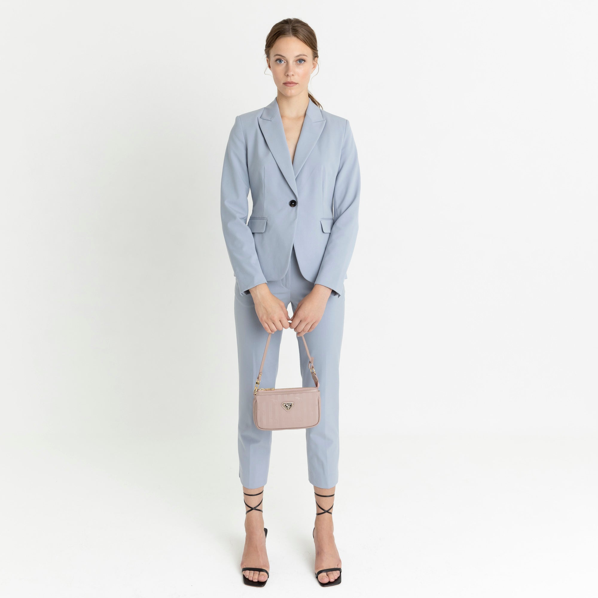 MISSY | Schultertasche soft rosé/gold - FULL BODY