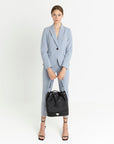 NIESEN | Beuteltasche classic schwarz/silber - FULL BODY