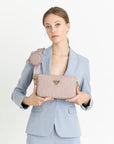 ZELL | Umhängetasche soft rosé/gold - ON BODY