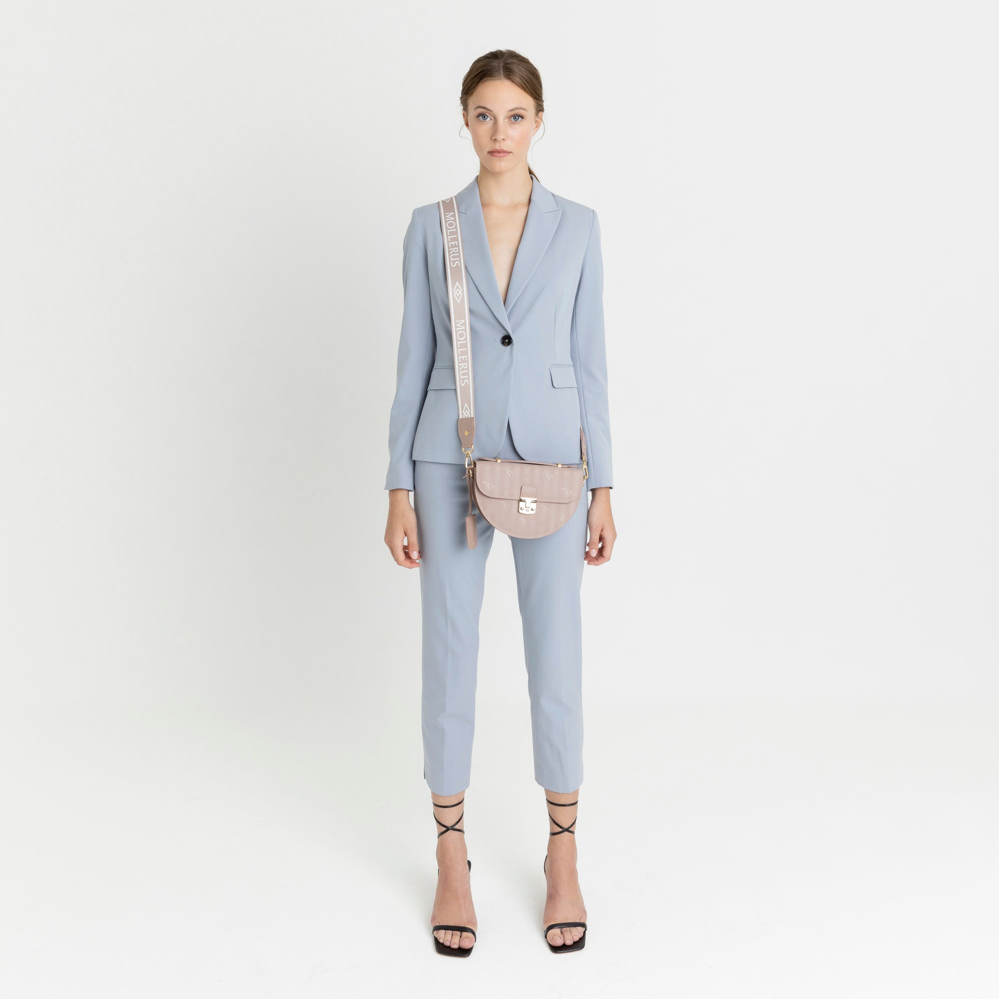 CEVIO | Umhängetasche soft rosé/gold - FULL BODY