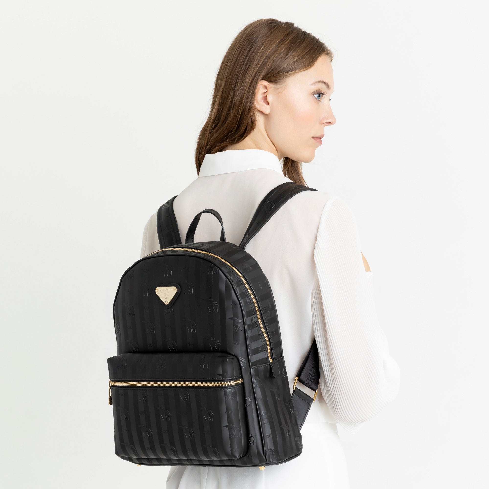 GLARUS | Rucksack classic schwarz/gold - ON BODY