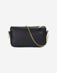 ZELL | Umhängetasche Kalbsleder classic schwarz/gold - von hinten