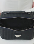 SERVAZ | Trousse de toilette classic noir/or