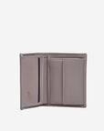 BEVERIN | Porte-monnaie taupe gris/or
