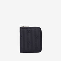 NIEDERHORN | Porte-monnaie noir/argenté