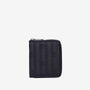 NIEDERHORN | Portemonnaie classic schwarz/silber - frontal