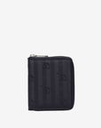 NIEDERHORN | Portemonnaie classic schwarz/silber - frontal