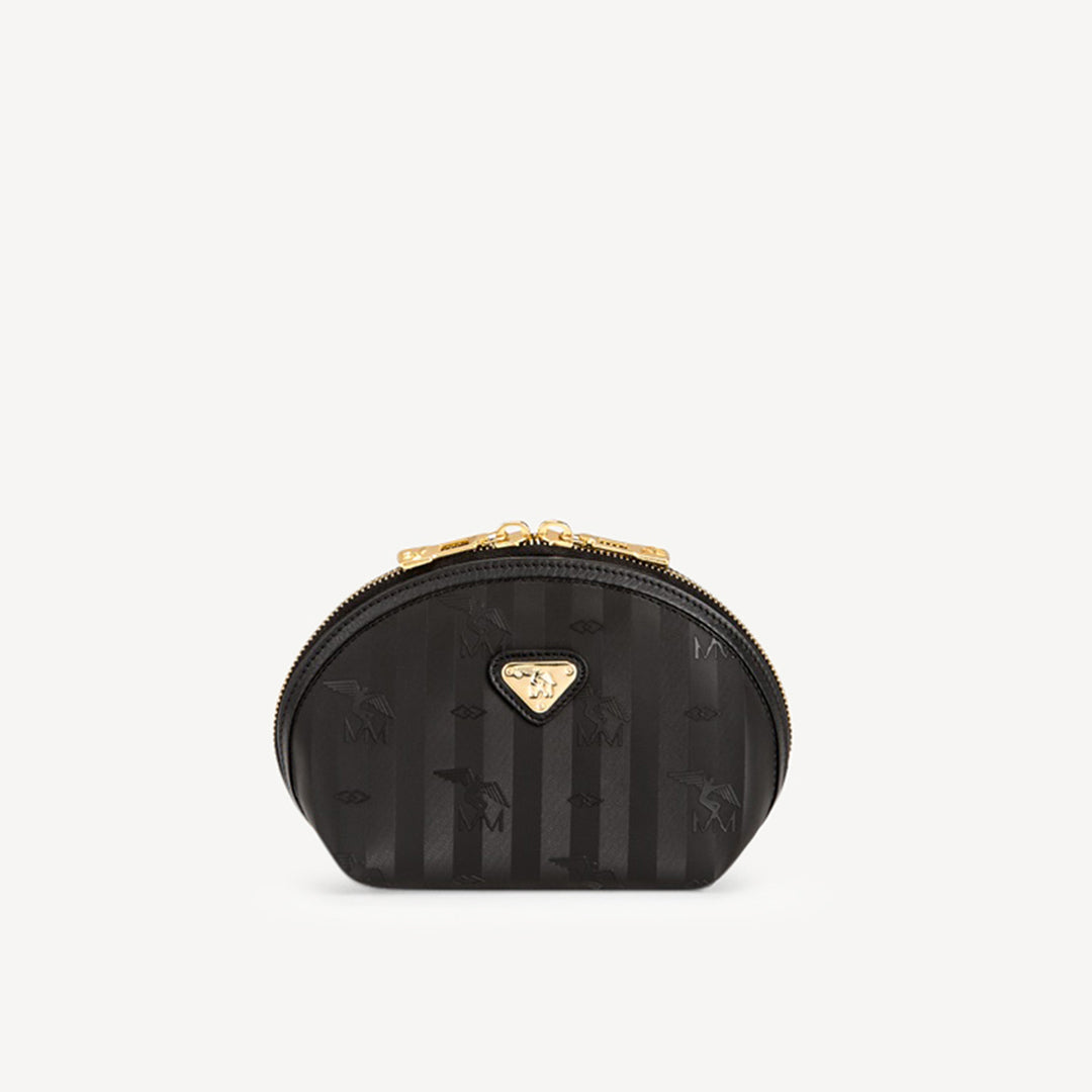 GAEBRIS | Necessaire classic schwarz/gold - frontal