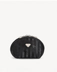 GAEBRIS | Necessaire classic schwarz/silber - frontal