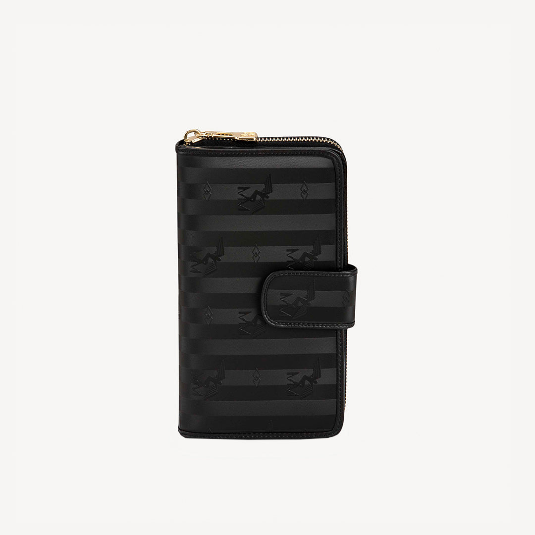 MATTERHORN | Portemonnaie classic schwarz/gold - frontal
