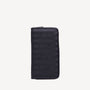 CLARIDEN | Portemonnaie classic schwarz/silber - frontal