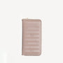 CLARIDEN | Portemonnaie taupe grau/gold - frontal