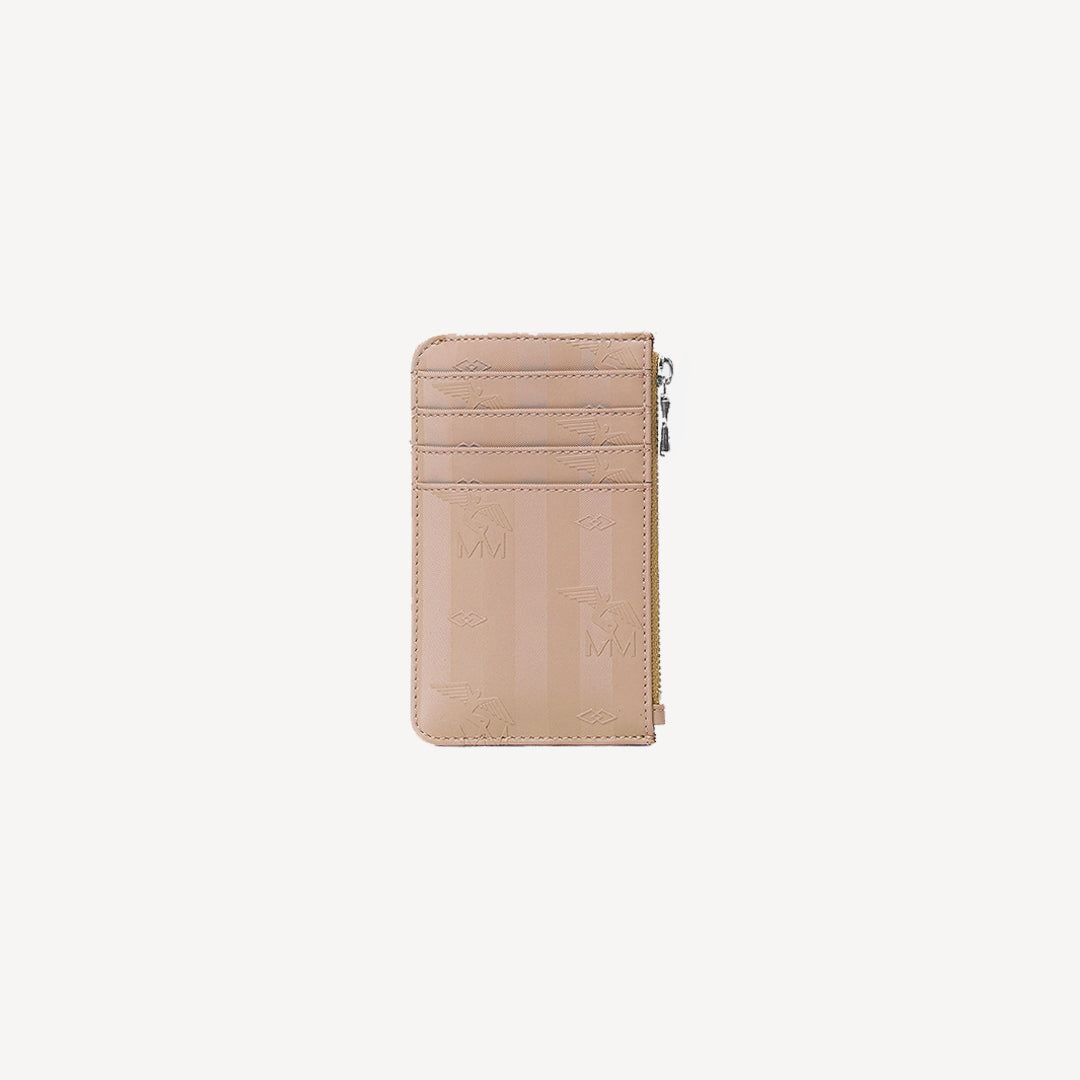 GY | Kreditkartenetui cappuccino beige/gold - frontal