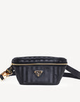 GRINDELWALD | Bauchtasche classic schwarz/gold - frontal
