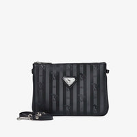 TAMINS | Shoulderbag black / silver