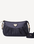 GRAZIA | Clutch classica nero/oro - frontale
