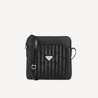 DAKAR | Sac à bandoulière noir/argenté