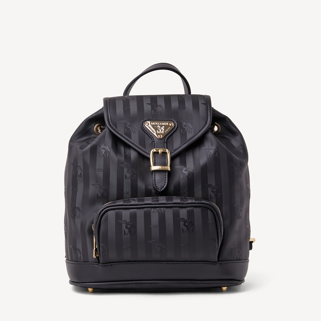 BRUGG | Rucksack classic schwarz/gold - frontal