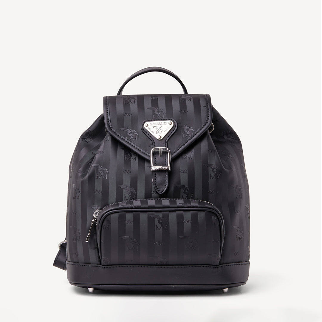 BRUGG | Rucksack classic schwarz/silber - frontal