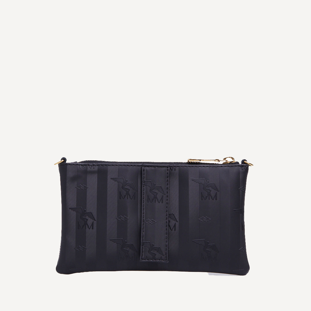 ARVIGO | Kettentasche classic schwarz/gold - von hinten