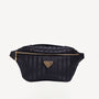 BRIENZ | Gürteltasche classic schwarz/gold - frontal