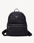 GLARUS | Rucksack classic schwarz/silber - frontal