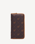 CLARIDEN | Portemonnaie Pecarus braun/beige/gold - frontal
