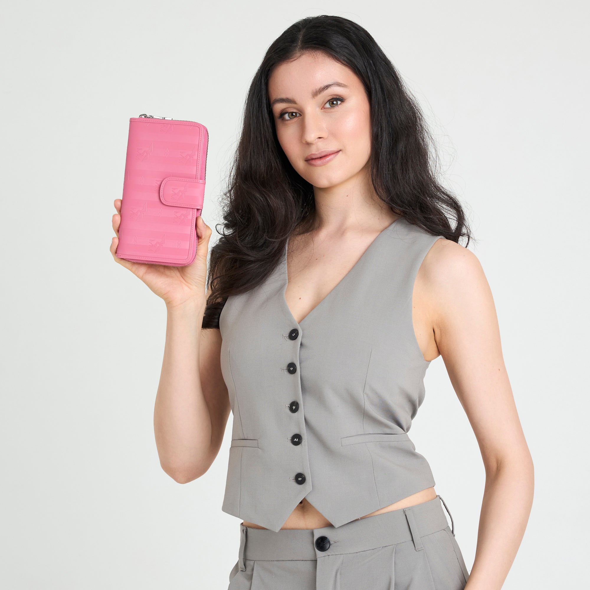 MATTERHORN | Portemonnaie bubble pink/silber - on body