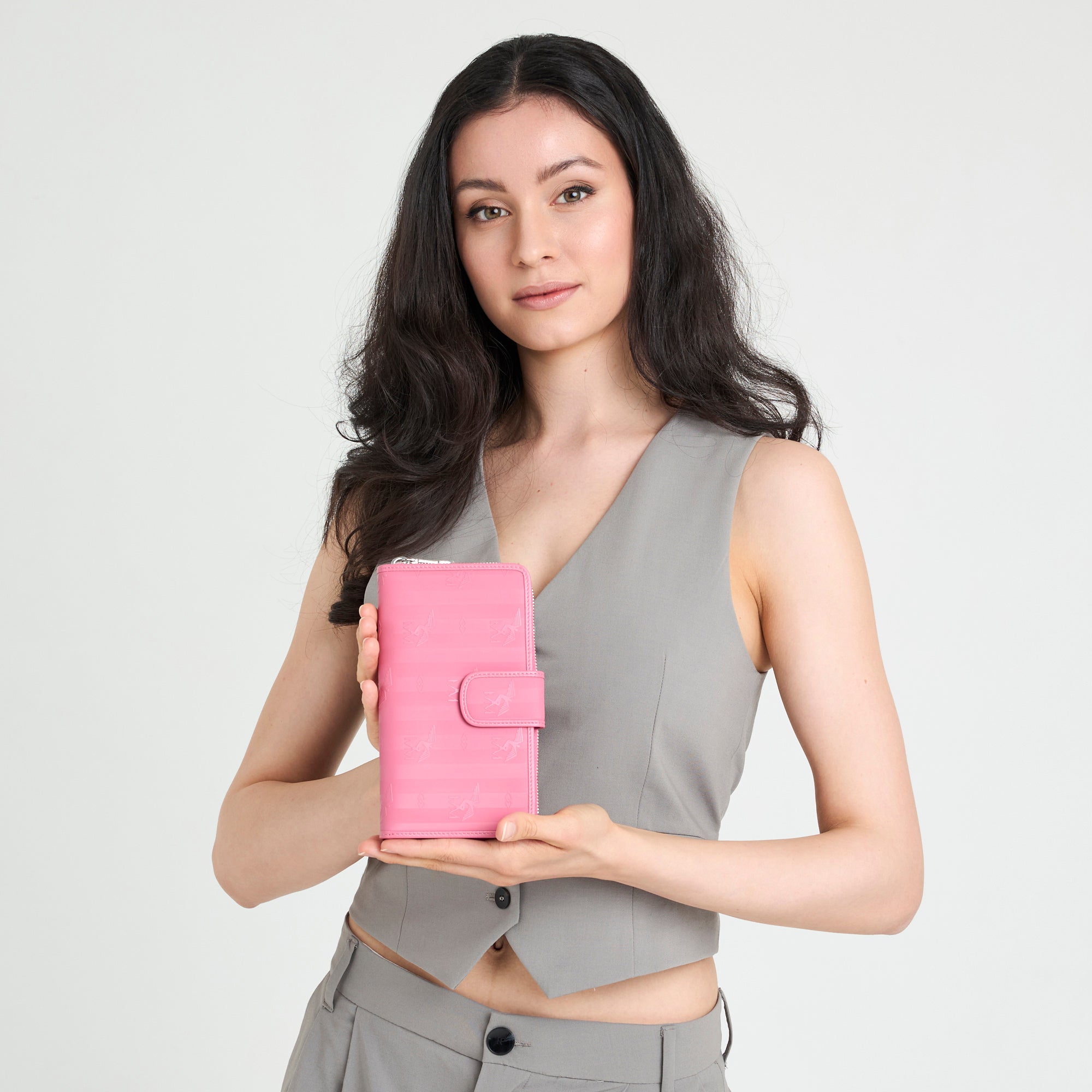 MATTERHORN | Portemonnaie bubble pink/silber - full body