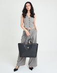 ZUERICH | Shopper city classic schwarz/gold - FULL BODY