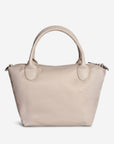 WENGEN | Shopper Nylon pearl weiss/silber - von hinten 