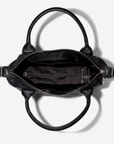 WENGEN | Shopper Nylon classic schwarz/silber - innen