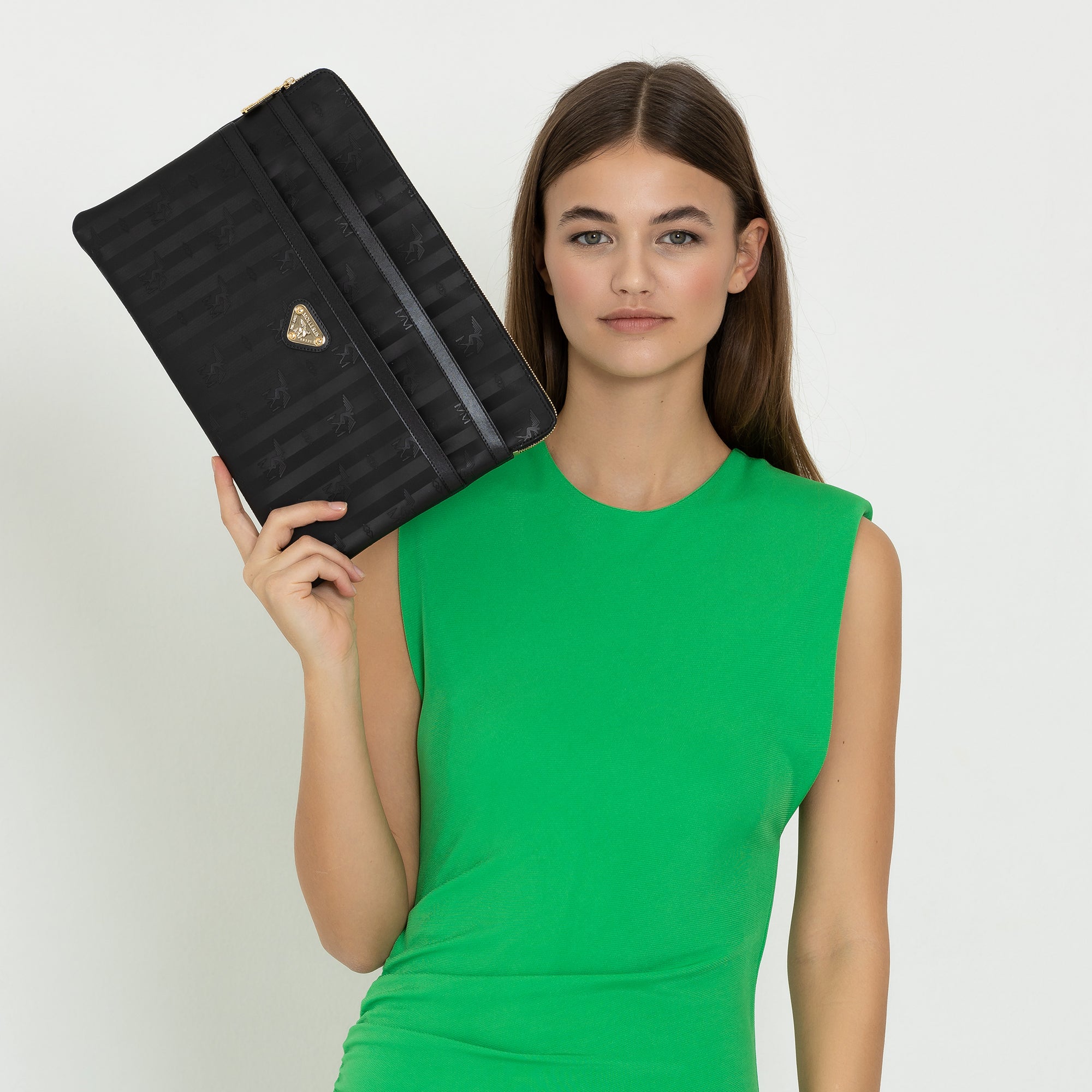 SCHÖTZ | Laptoptasche classic schwarz/gold - FULL BODY