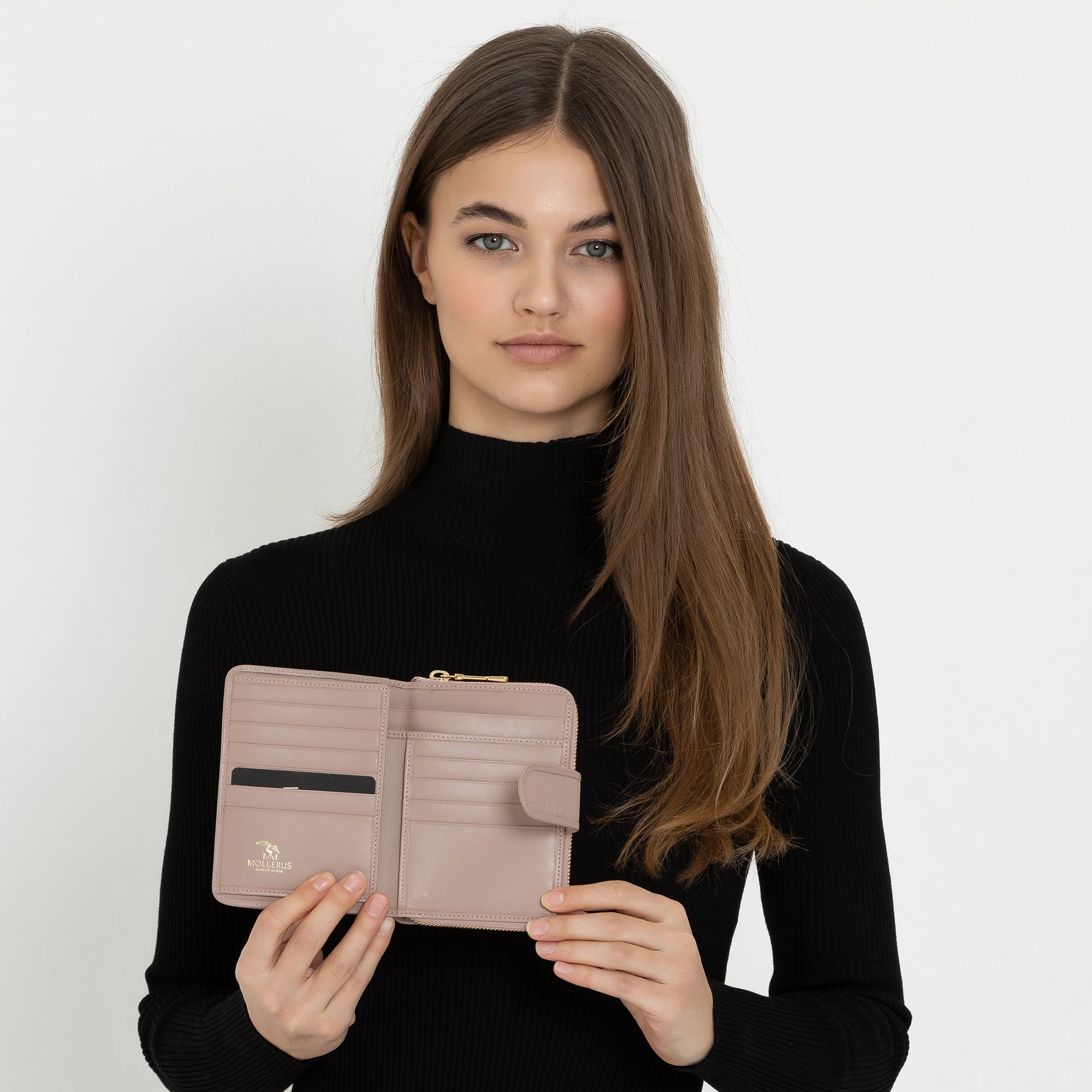 SAENTIS | Portemonnaie soft rosé/gold - full body
