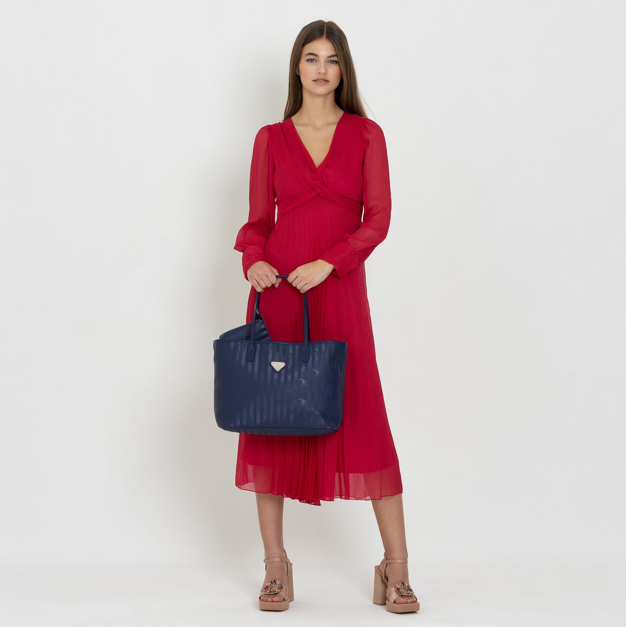 BERN | Shopper midnight blau/silber - full body