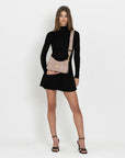 CASTIEL | Schultertasche soft rosè/gold - full body