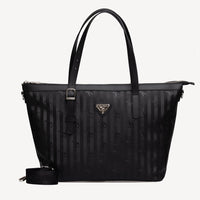 GISWIL | Shopper with zipper classic black/silver
