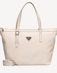 GISWIL | Businesstasche pearl weiss/silber - frontal