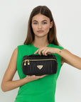 SERVAZ | Necessaire classic schwarz/gold - full body