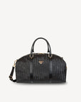 NUFENEN | Reisetasche classic schwarz/gold- frontal