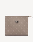 REUTE | Necessaire Pecarus taupe/rosè/silber - frontal