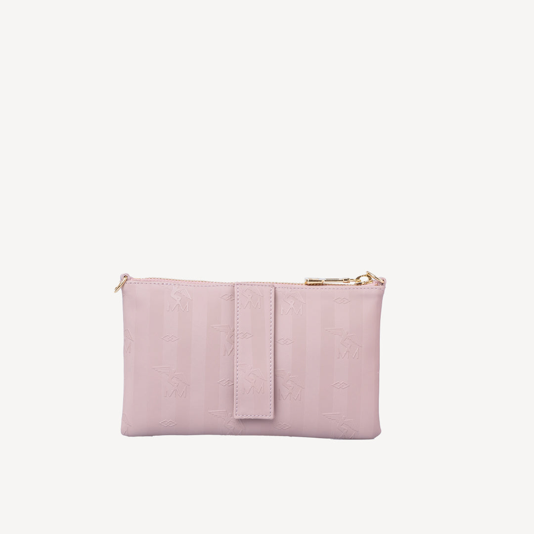 ARVIGO | Kettentasche soft rosé/gold - von hinten