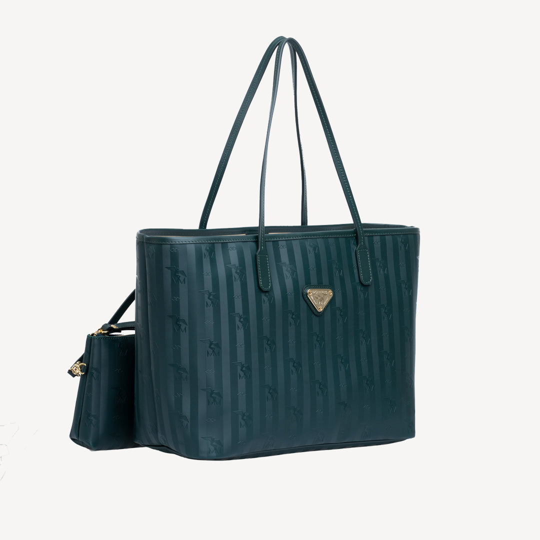 BERN | Shopper forest grün/gold - seiltich