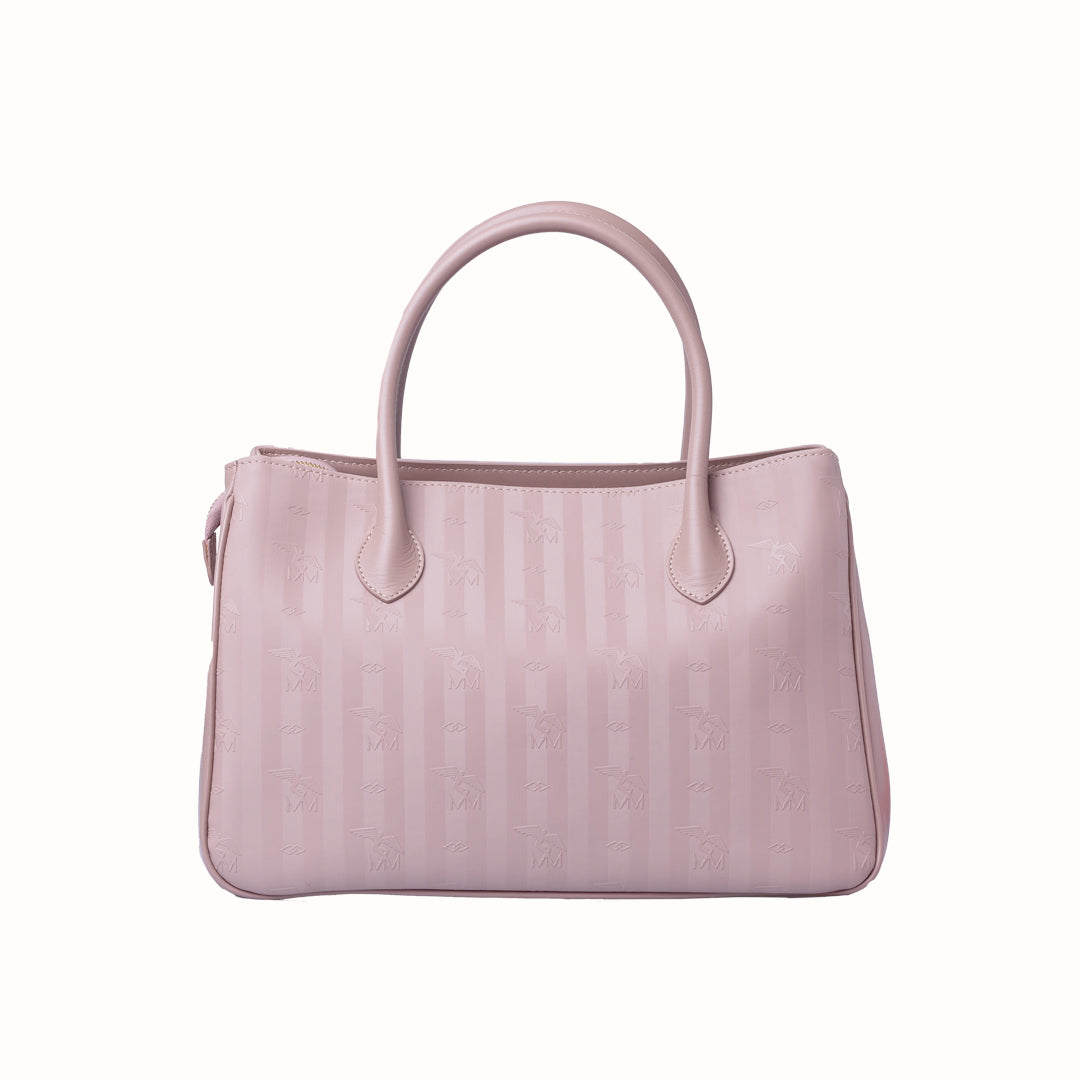 DONAT | Handtasche soft rosé/gold - von hinten