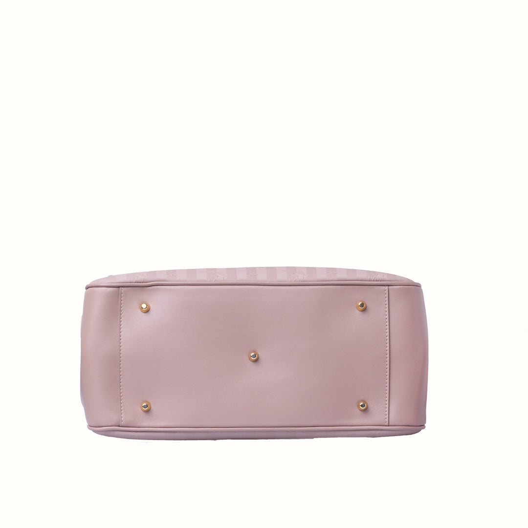 DONAT | Handtasche soft rosé/gold - von unten