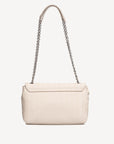 GOLDACH | Umhängetasche pearl weiss/silber - von hinten