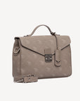 MARLY | Umhängetasche Pecarus taupe/rosè/silber - seiltich