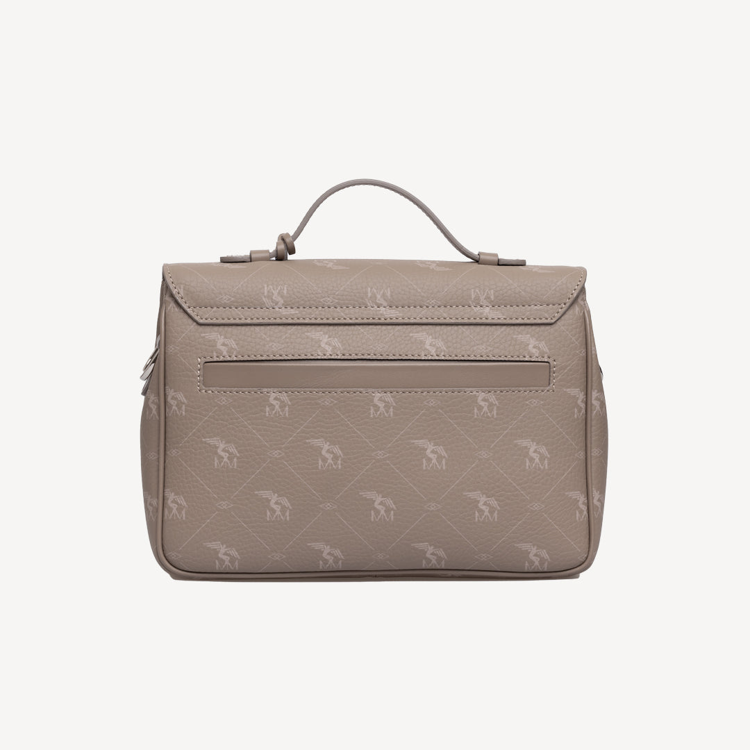 MARLY | Umhängetasche Pecarus taupe/rosè/silber - von hinten