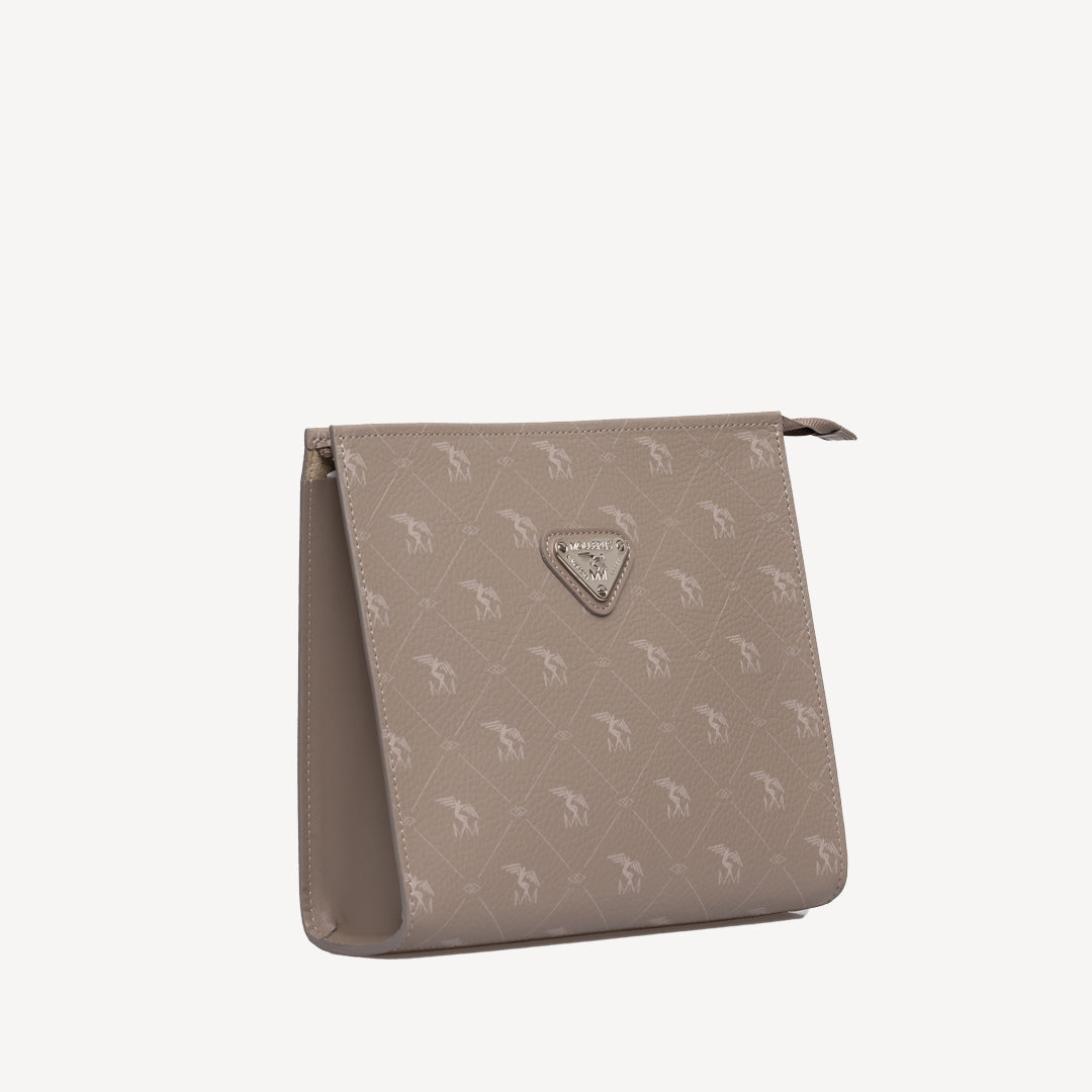 REUTE | Necessaire Pecarus taupe/rosè/silber -seiltich