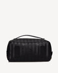 SERVAZ | Necessaire classic schwarz/gold - von hinten